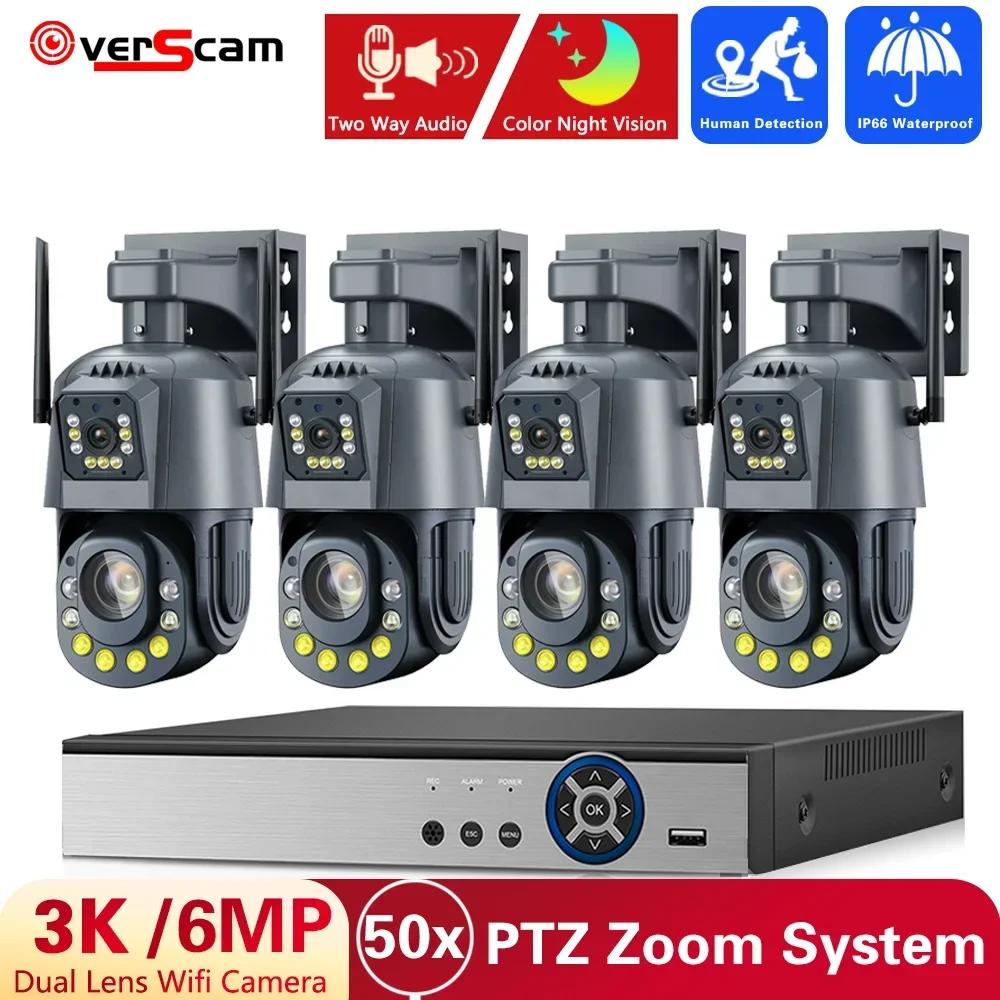 ߿ CCTV   ī޶ ŰƮ, 4K 50X  , 6MP  IP ī޶, ICess  ,   ׼